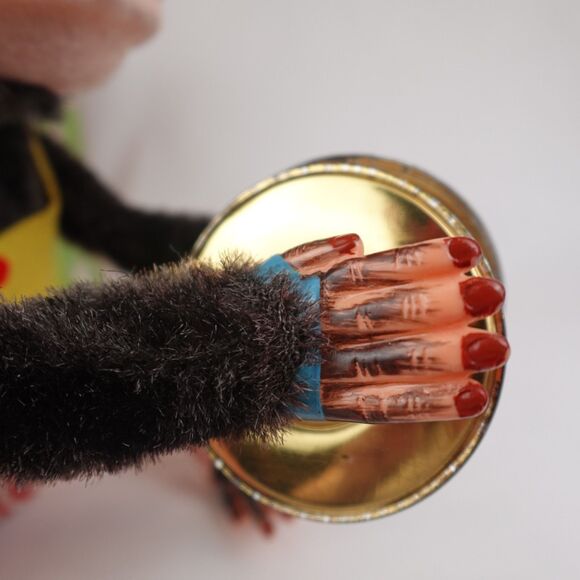 Vintage Daishin Musical Jolly Chimp Clapping Cymbal Monkey Box Working Original - Picture 8 of 16